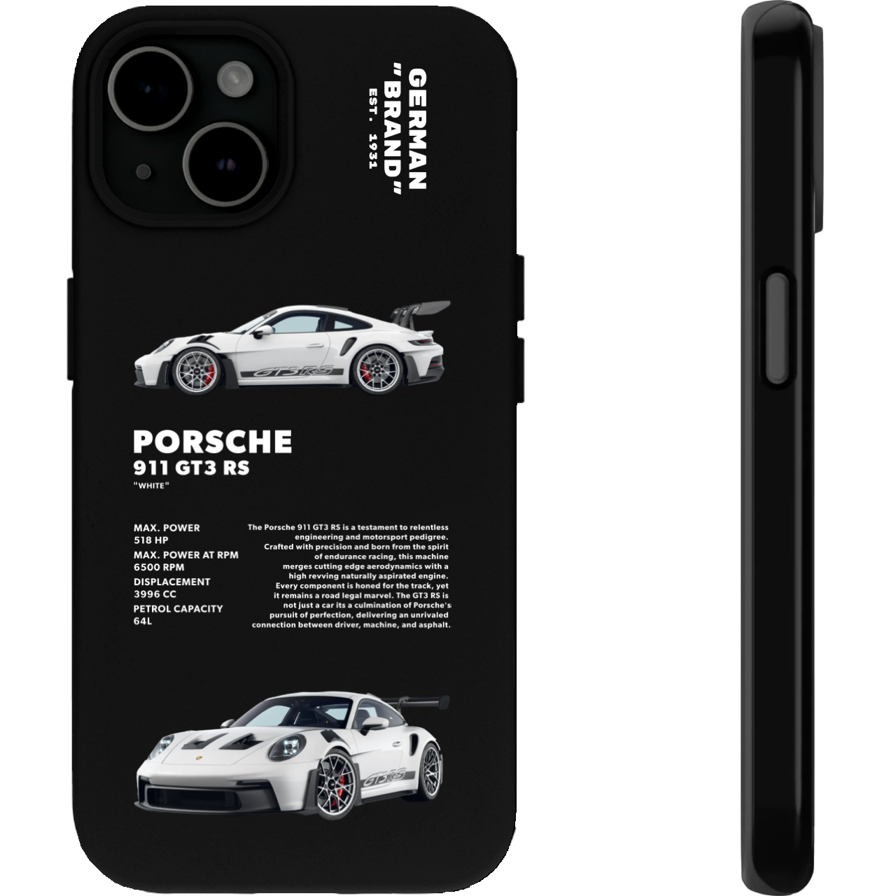PORSCHE GT3 RS PHONE CASES - COBIK